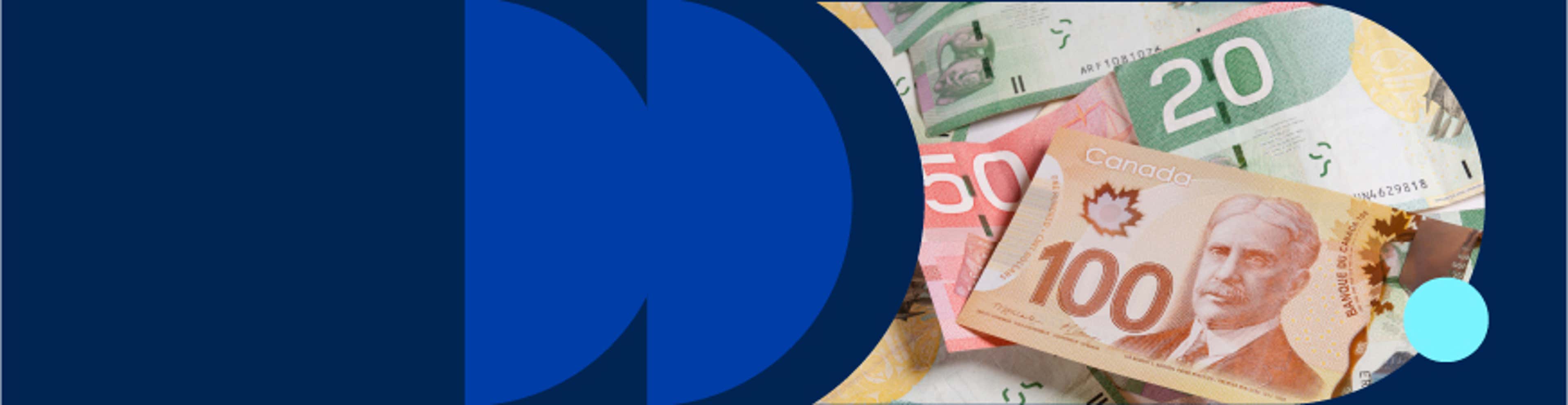 Canadian dollar bills