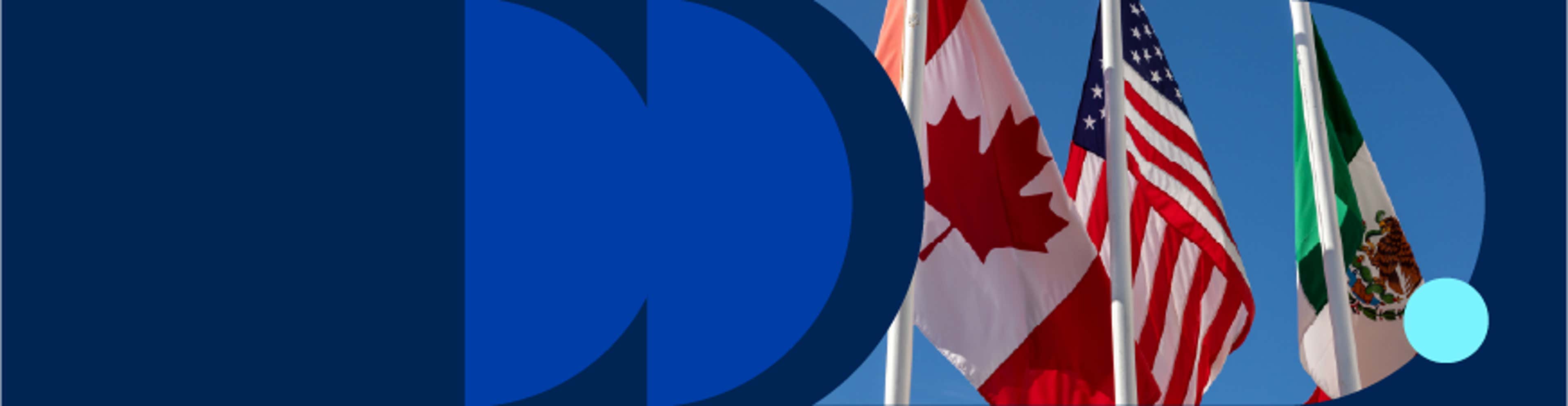 US, Canada, Mexico flag