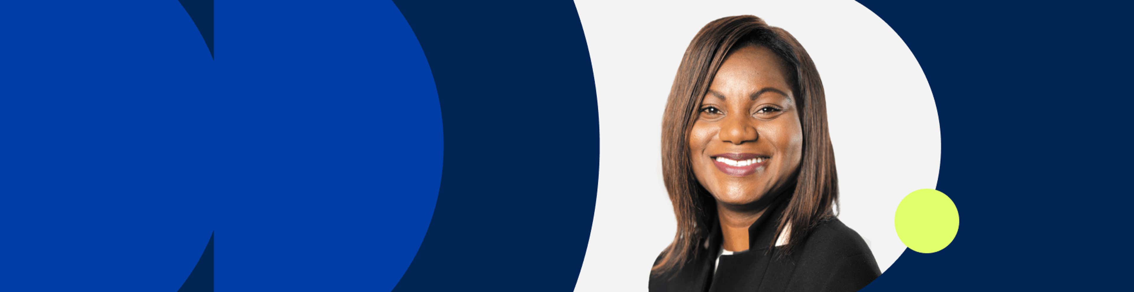 Vanessa Kanu smiles warmly