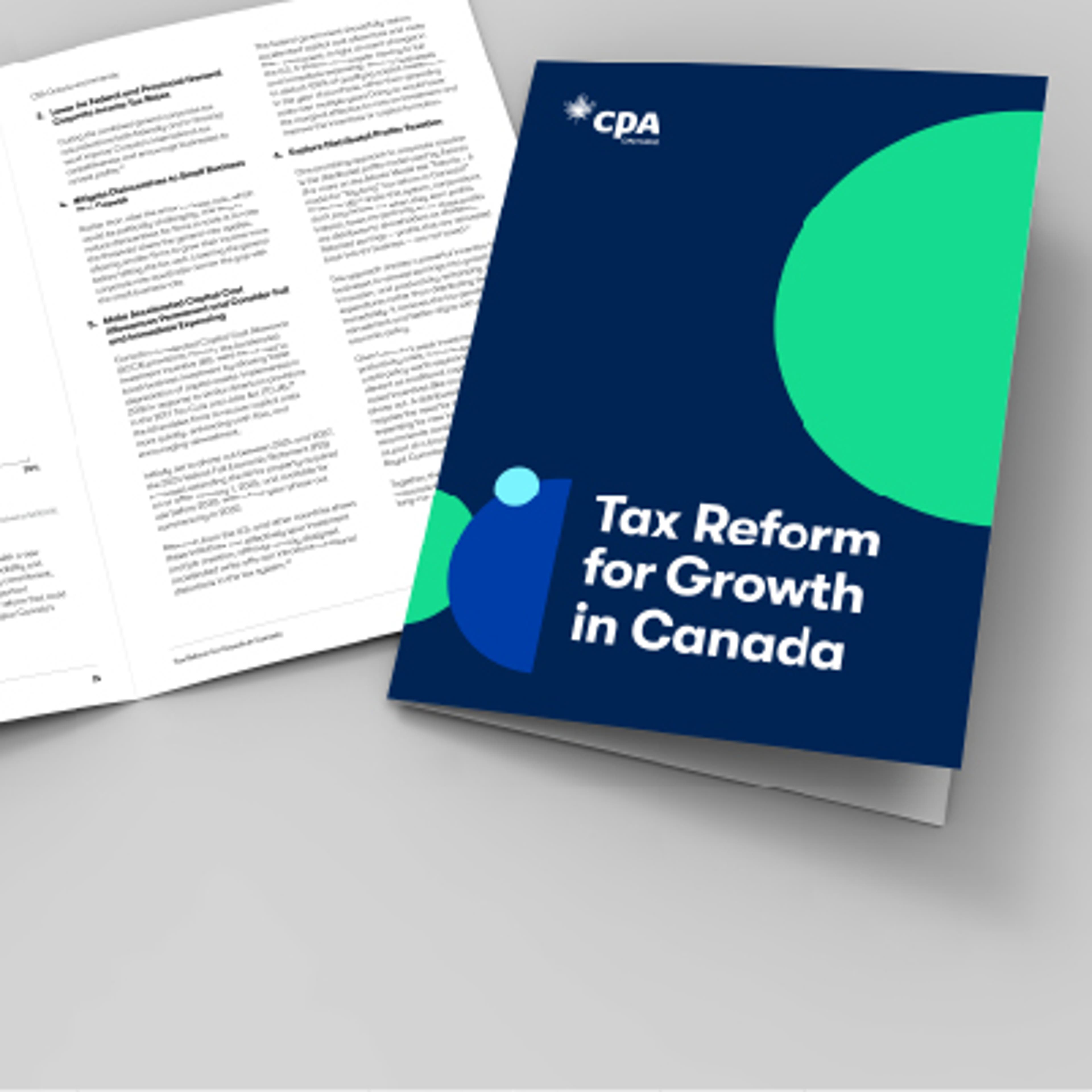 Tax reform for growth in Canada