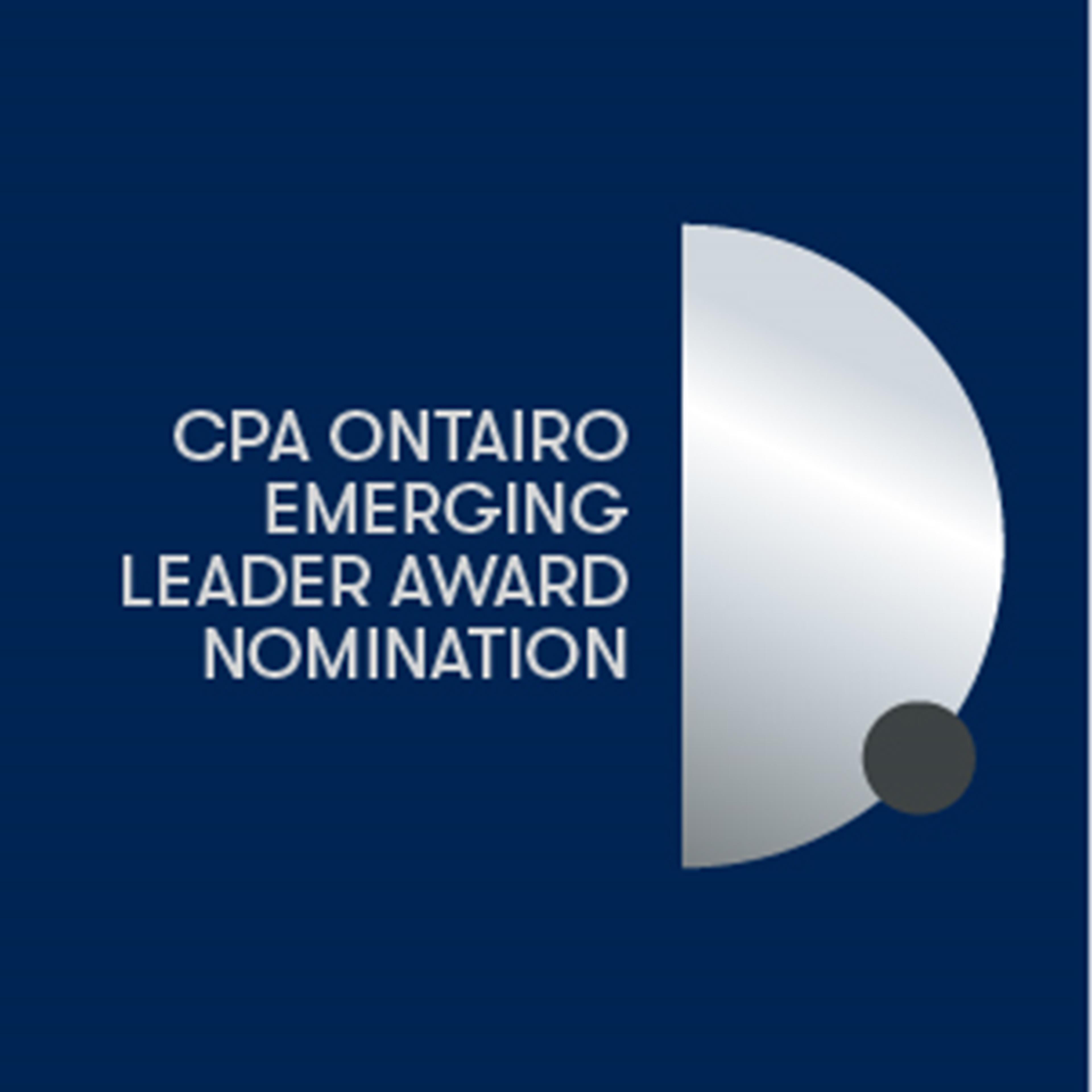 CPA Ontario Emerging Leader Award Nomination