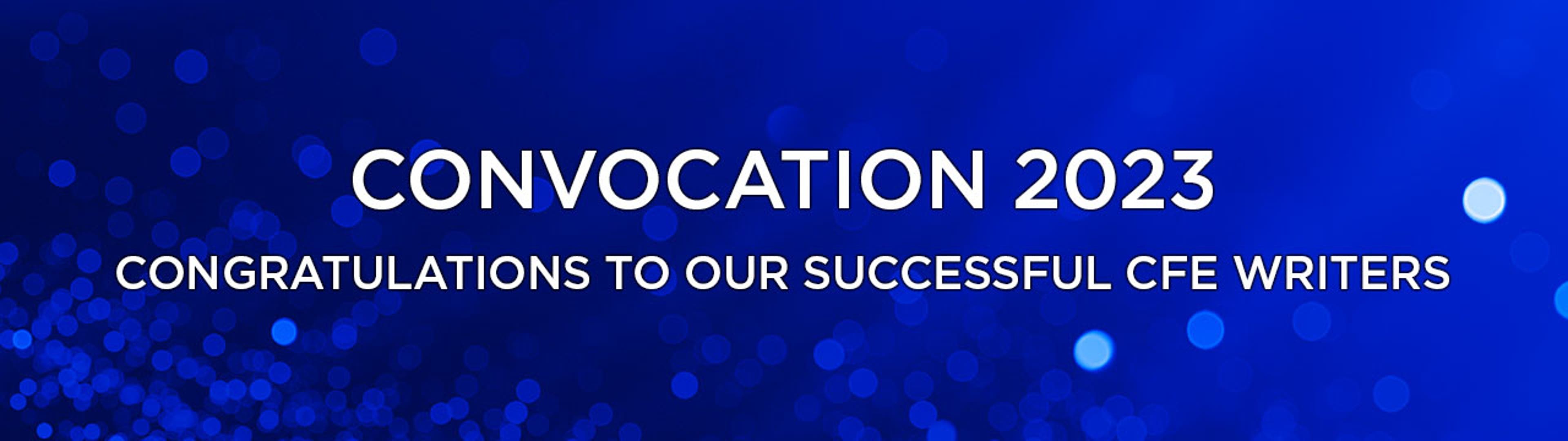 Congratulations graduates