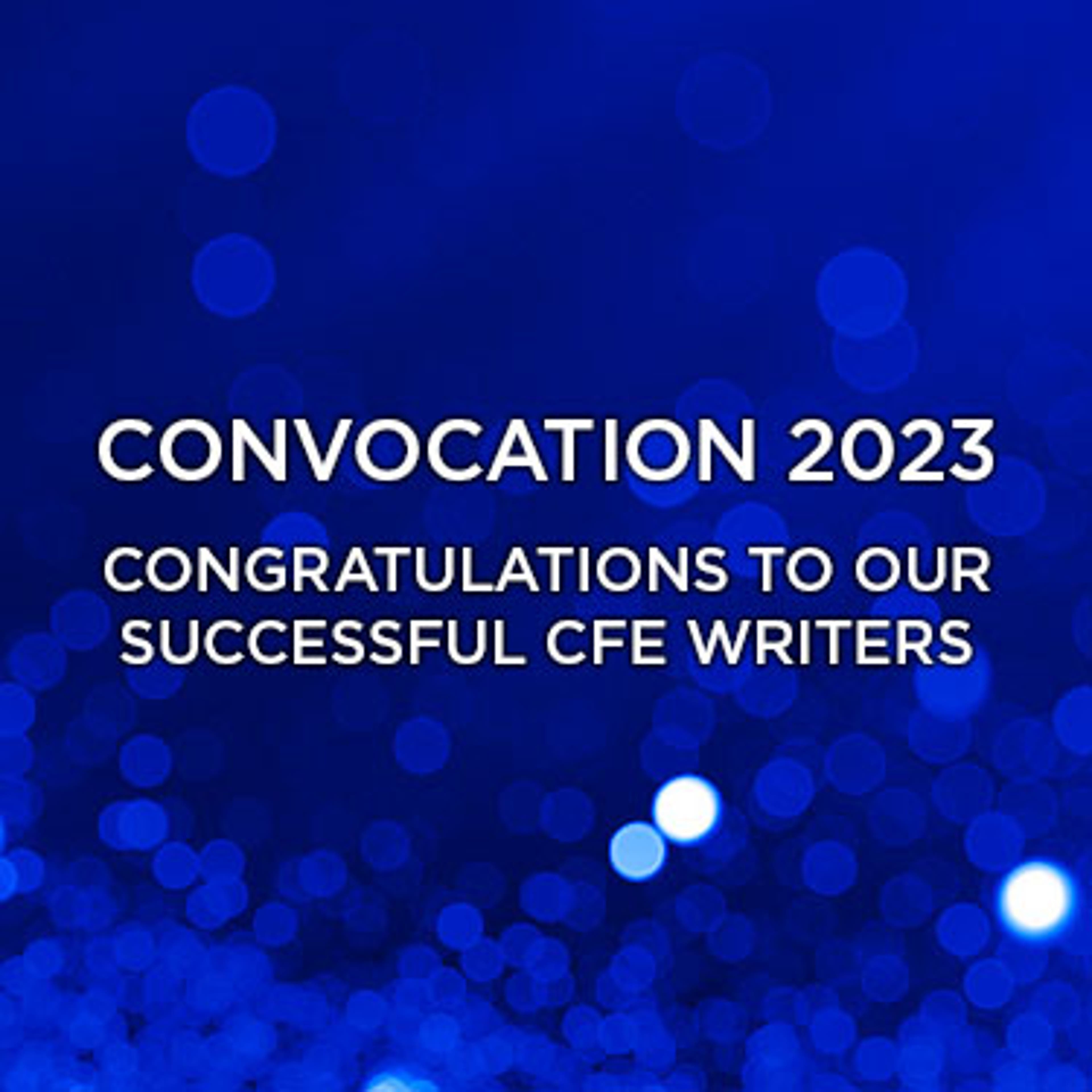 Congratulations graduates