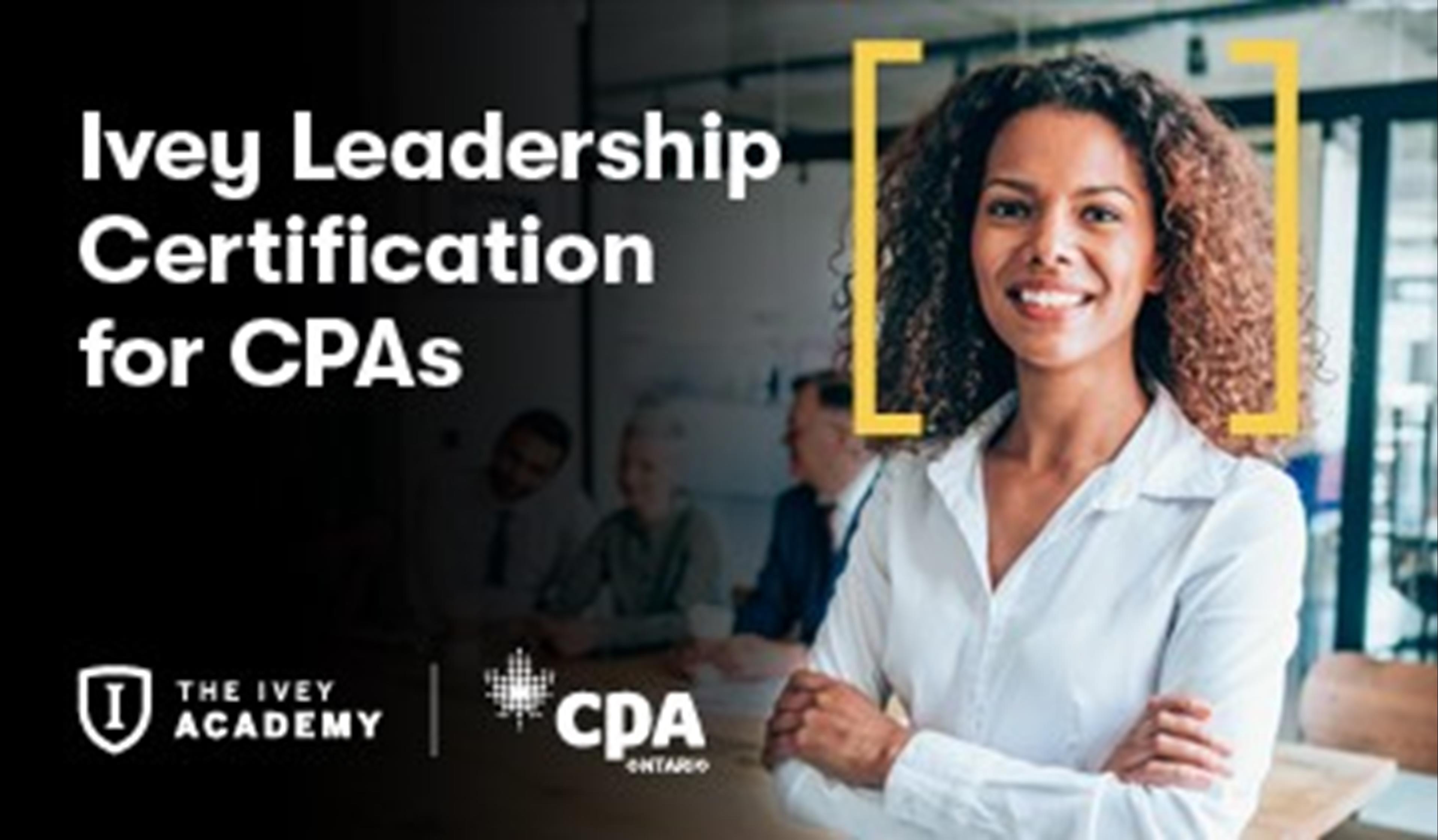 Ivey Leadership Certificate for CPAs