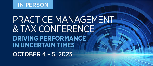 Practice Management and Tax Conference Image