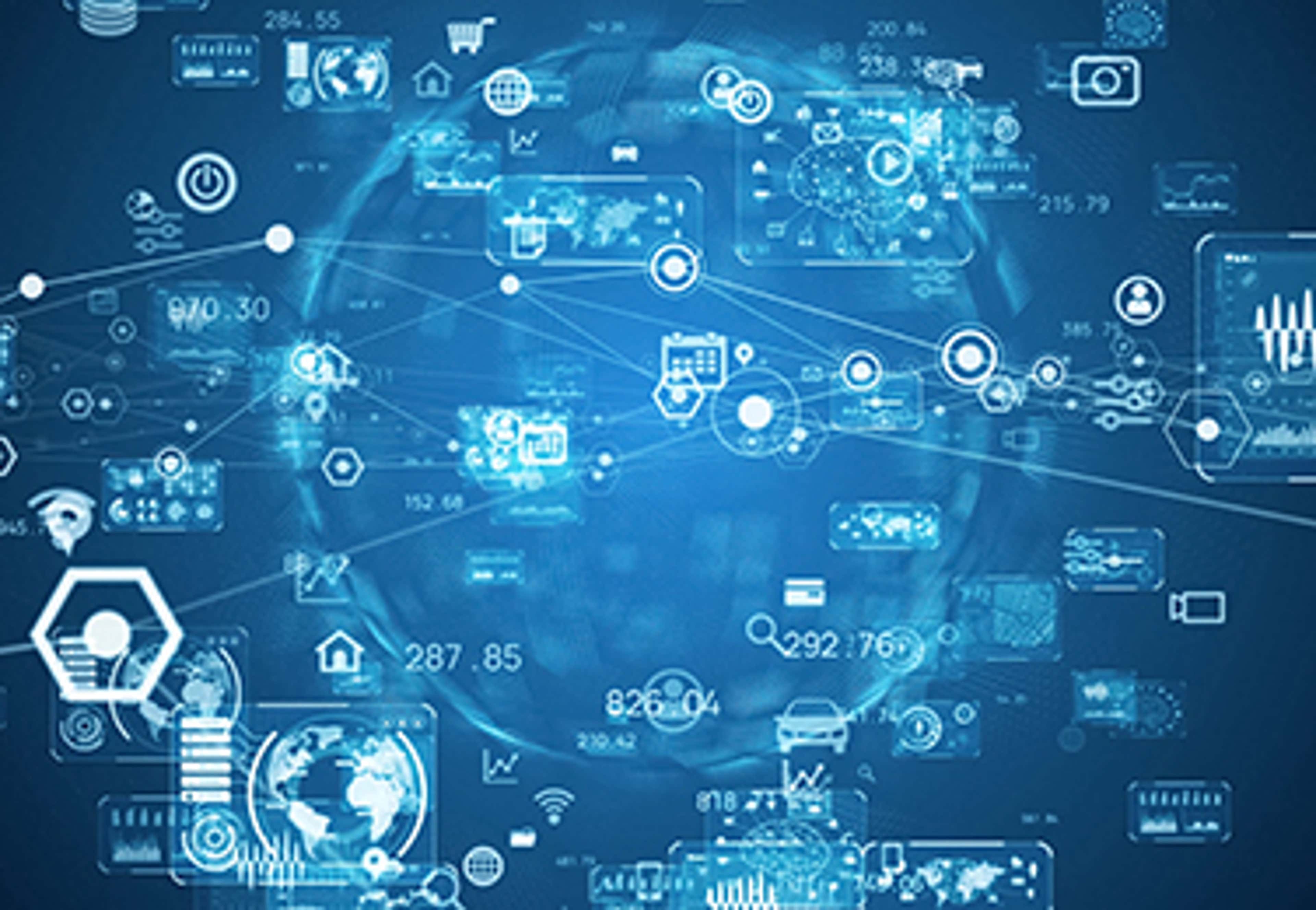 a network of dots being connected with each other
