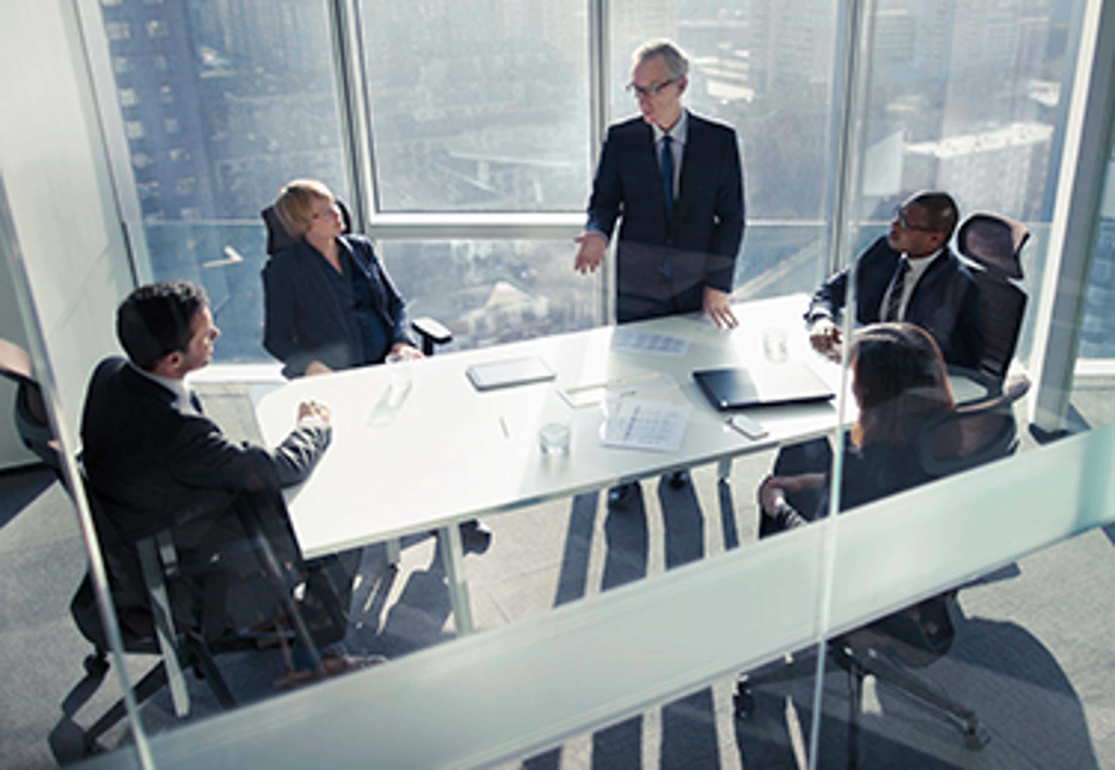 People in a board room