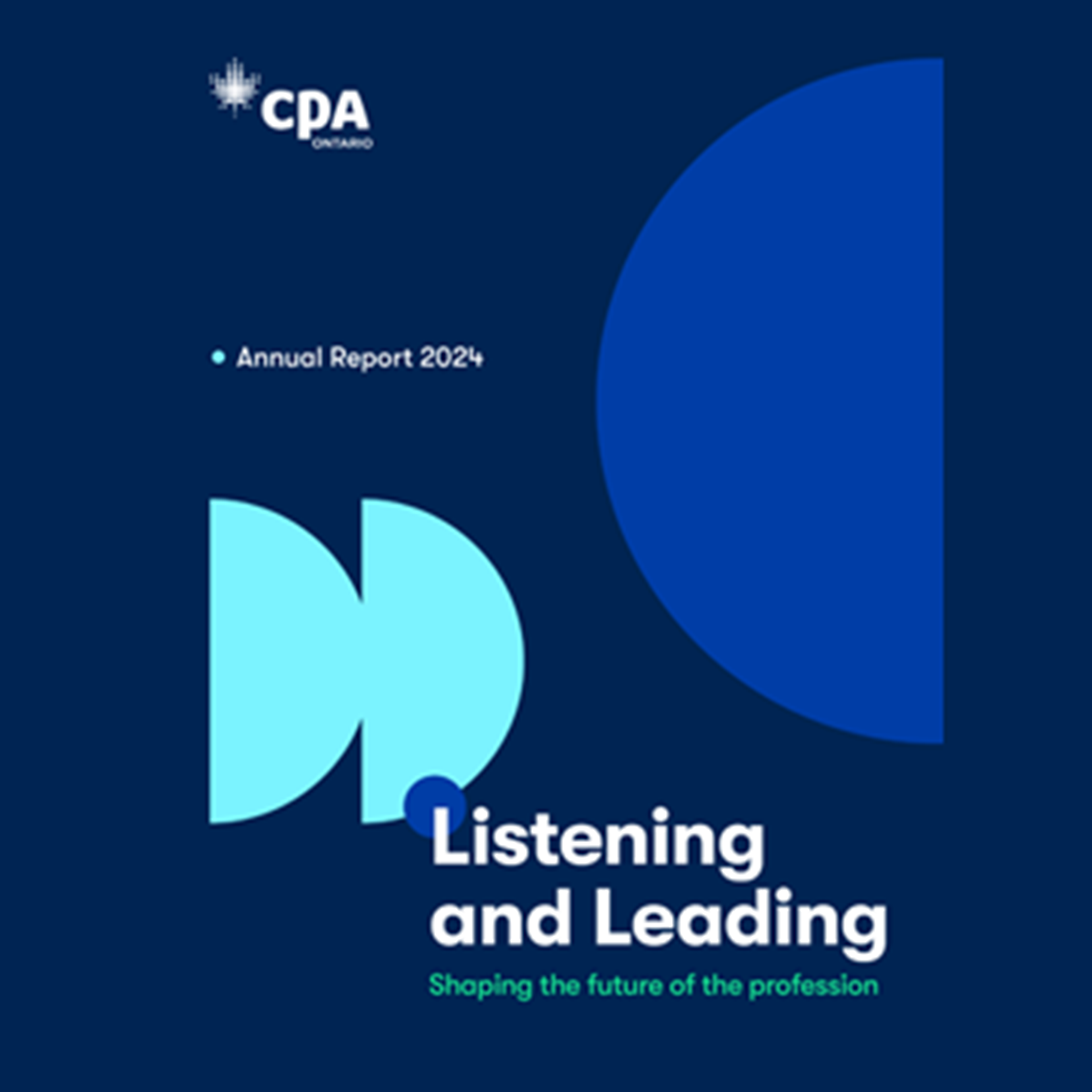 CPA Ontario Annual Report 2024 cover