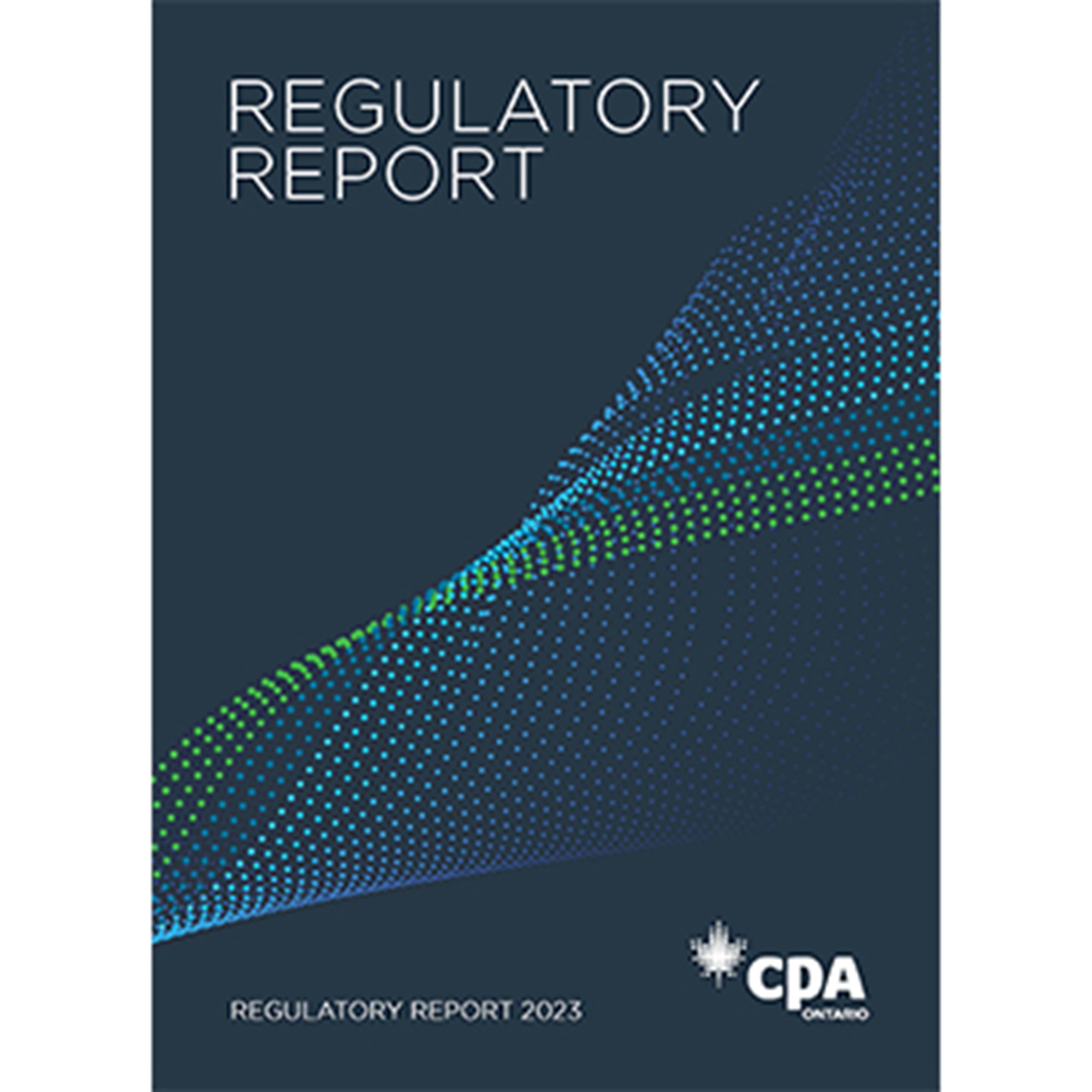 CPA Ontario Regulatory Report 2023 cover