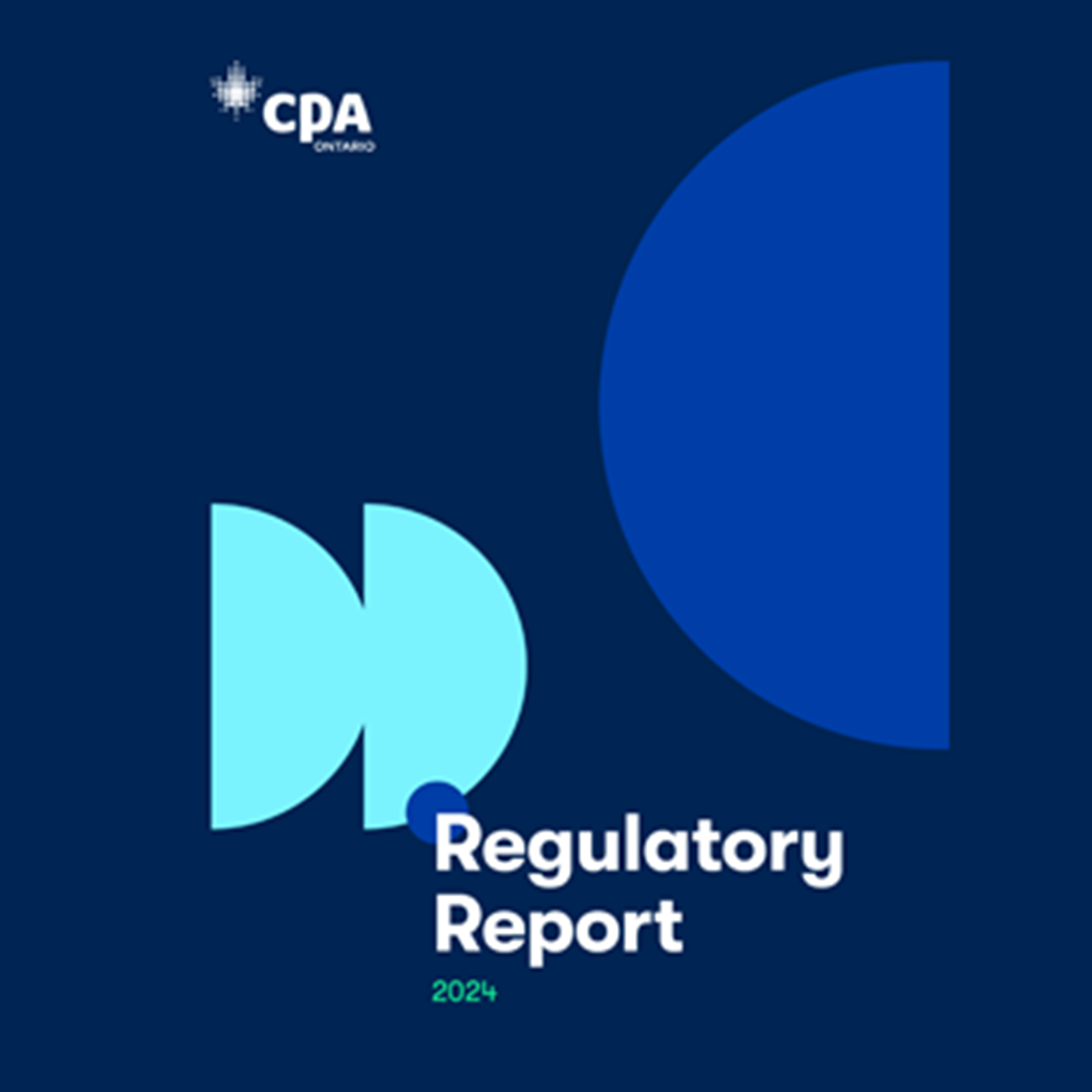 CPA Ontario Regulatory Report 2024 cover