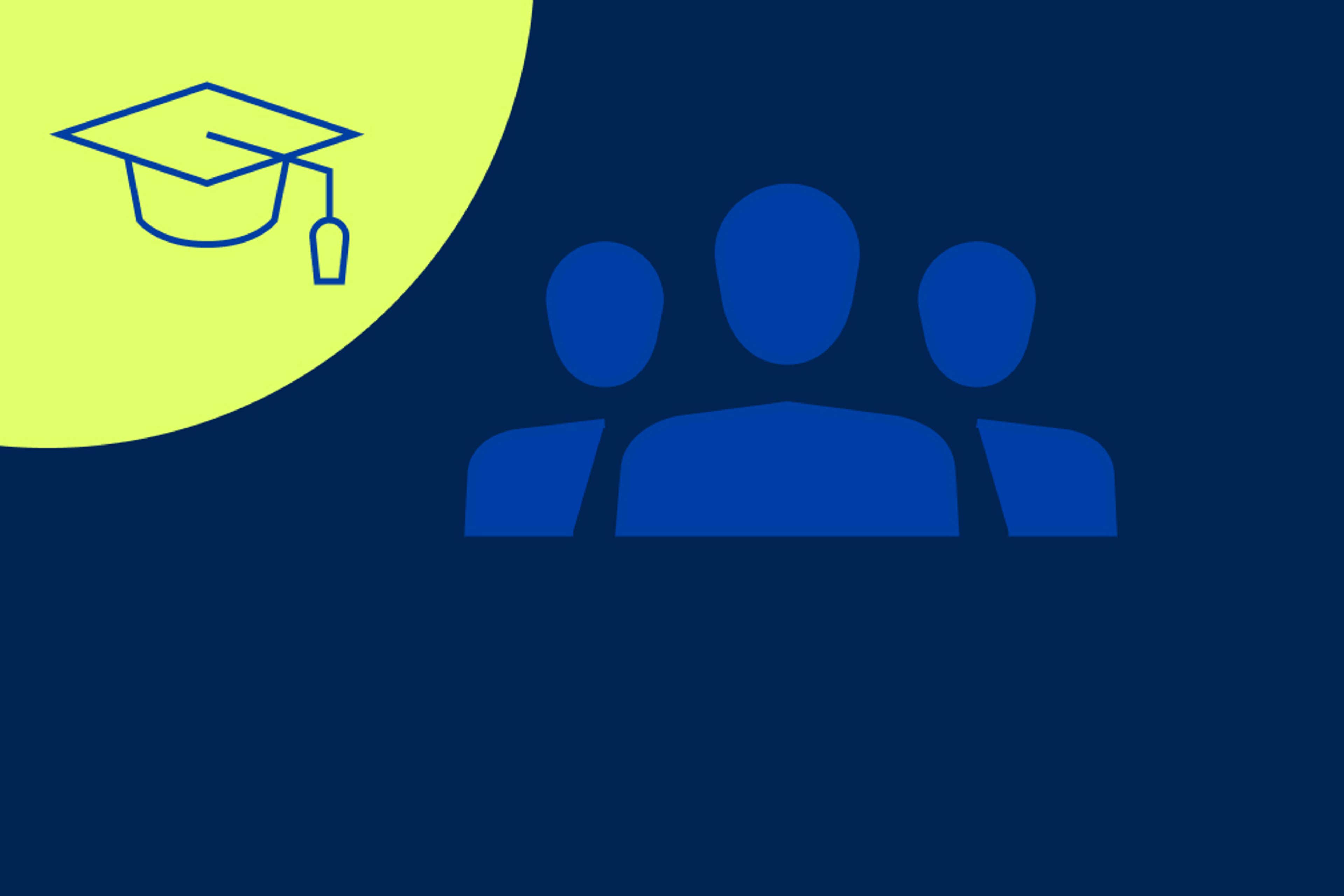 Illustration of people sitting around a boardroom in green