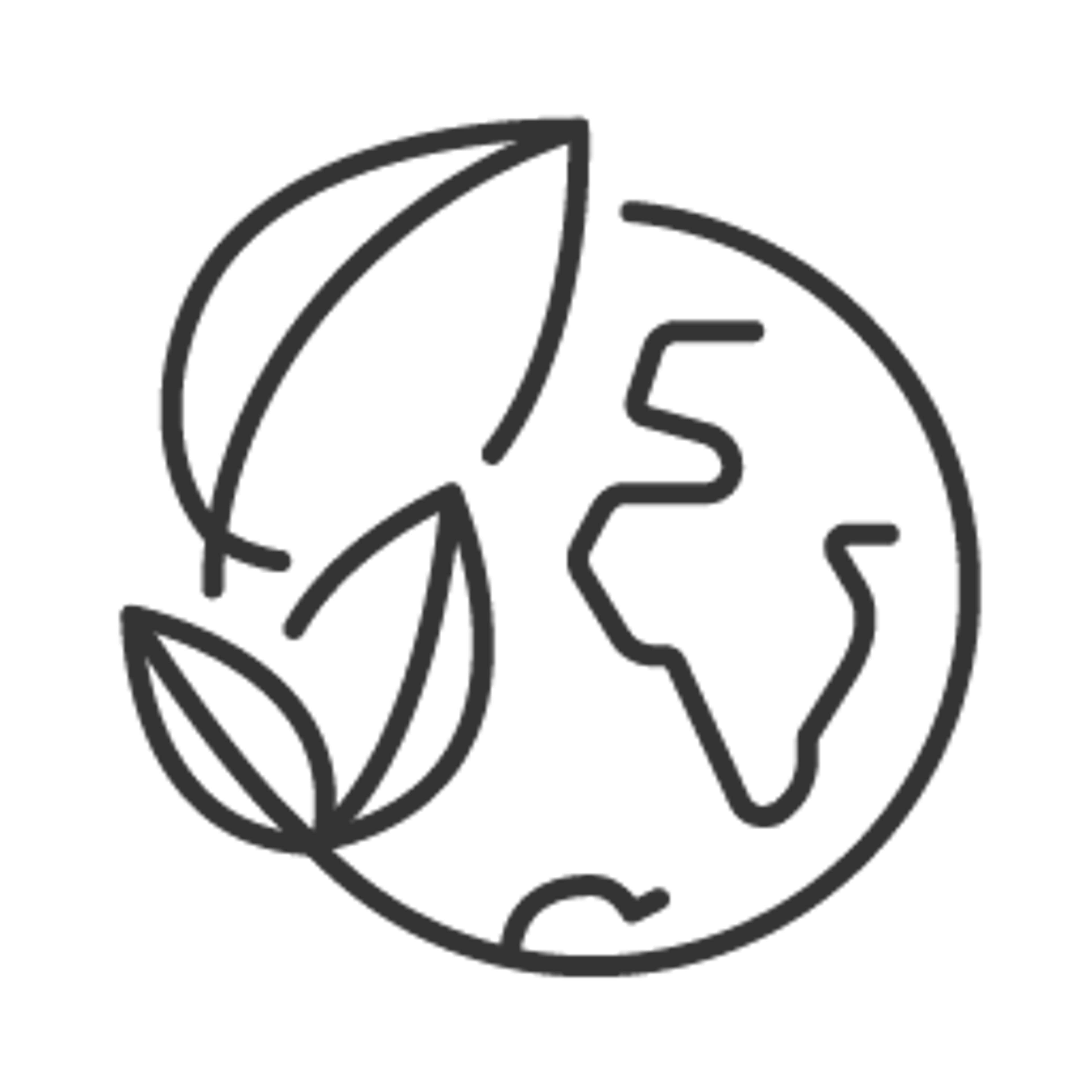 Abstract graphic of the globe